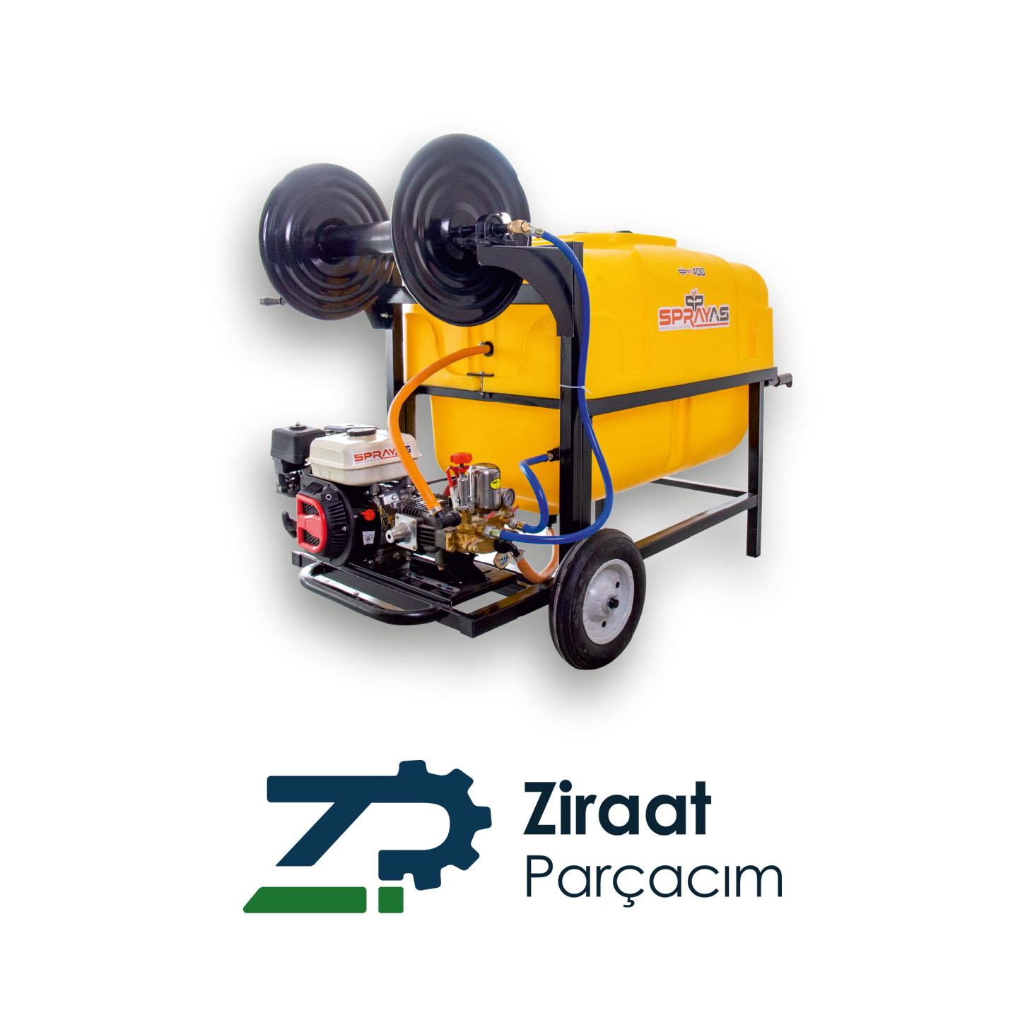 400 Lt Benzinli Bahçe İlaçlama Pülverizatörü