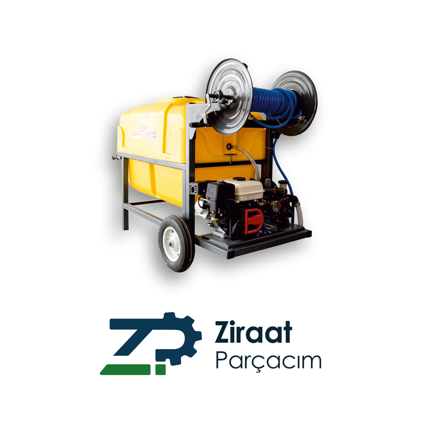 400 Lt Benzinli Membranlı Bahçe İlaçlama Pülverizatörü (Yerli Memranlı)