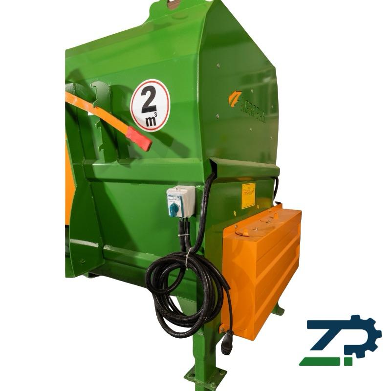 AGROPAK 2m³ YEM KARMA MAKİNESİ SABİT 220V