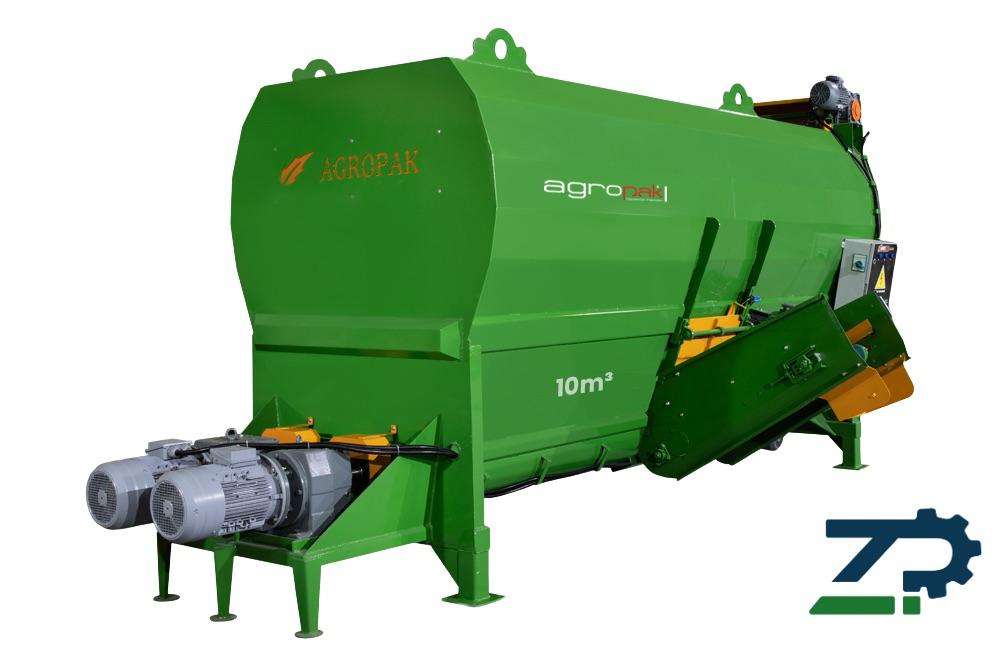 AGROPAK 10m³ YEM KARMA MAKİNESİ SABİT ELEKTRİKLİ