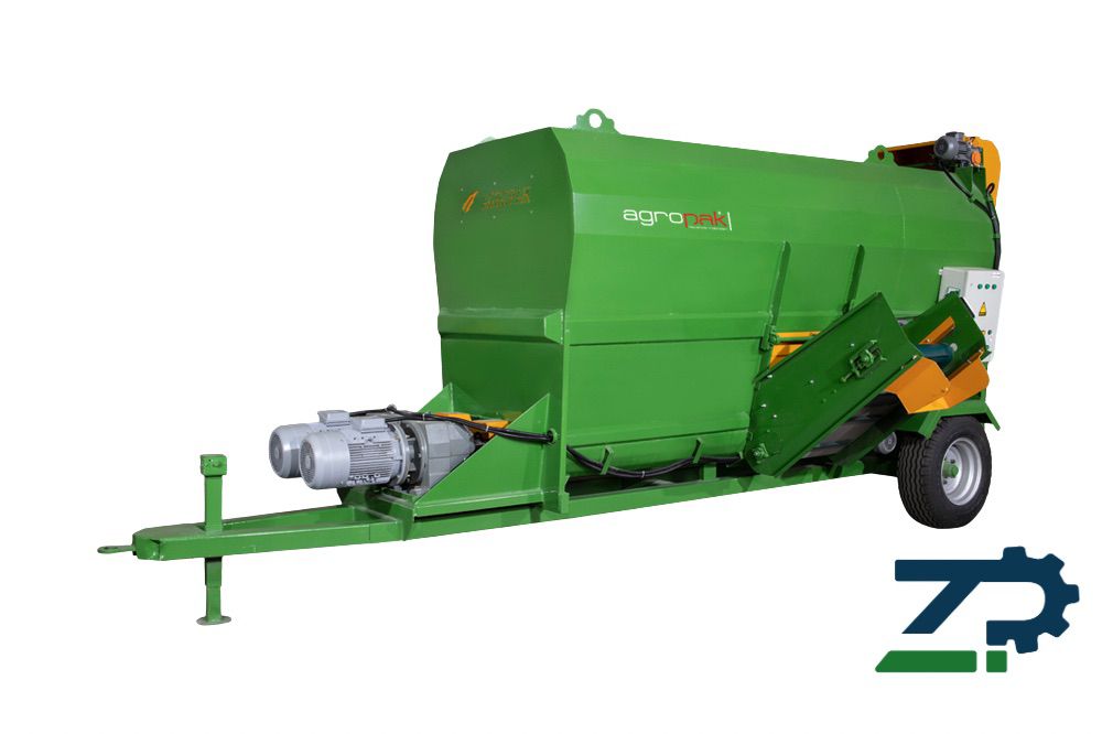 Agropak 8m³ Yem Karma Makinesi Tekerli Elektrikli 